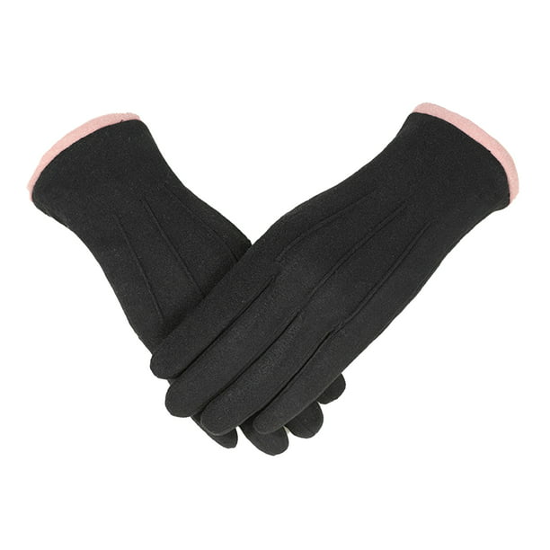 Womens Winter Warm Touch Screen Thick Gloves Windproof Texting Driving Lined Gloves 